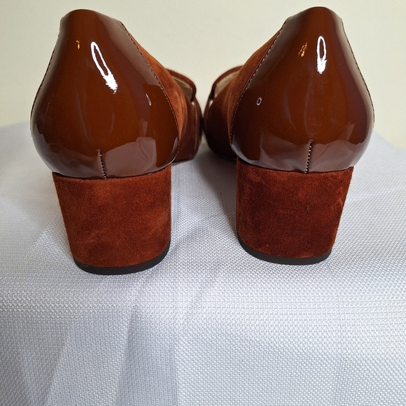 NWOB Alex Marie " The Herringbone Day Walker" shoes size 9M. (Free headband). - Picture 3 of 9